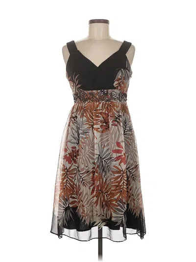Pre-owned Coldwater Creek Cocktail Dress In Brown