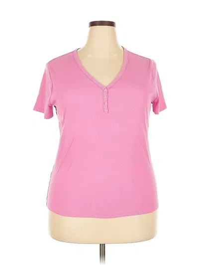 Pre-owned Gap Short Sleeve T-shirt In Pink