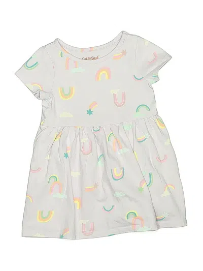 Pre-owned Cat & Jack Kids' Dress In White