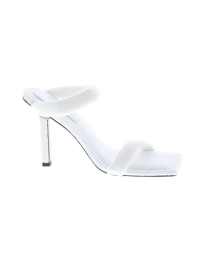 Pre-owned Good American Heels In White