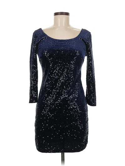 Pre-owned Mimi Chica Cocktail Dress In Blue