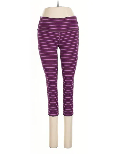 Pre-owned Athleta Leggings In Purple