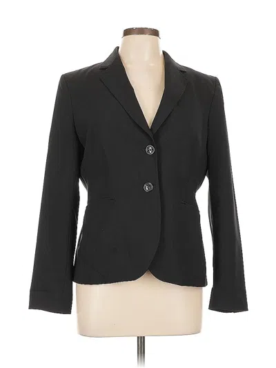 Pre-owned Banana Republic Wool Blazer Jacket In Black