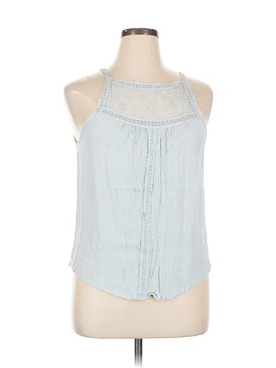 Pre-owned Maurices Sleeveless Blouse In Blue