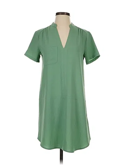 Pre-owned All In Favor Casual Dress In Green