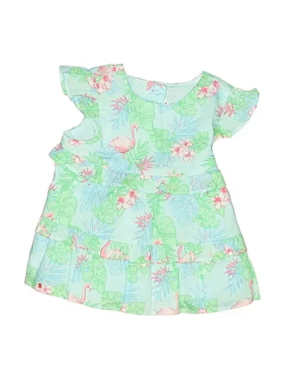 Pre-owned Janie And Jack Kids' Dress In Green