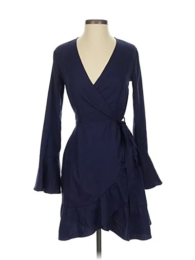 Pre-owned Nasty Gal Inc. Cocktail Dress In Blue