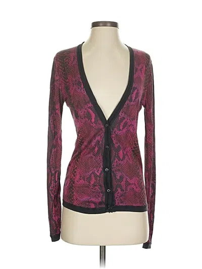 Pre-owned Roberto Cavalli Cardigan Sweater In Gray