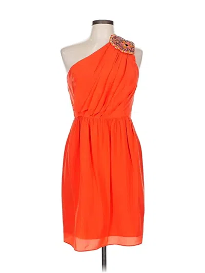 Pre-owned Shoshanna Cocktail Dress In Orange