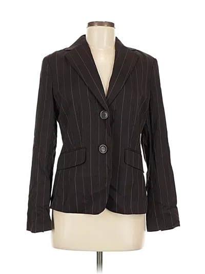 Pre-owned Ann Taylor Wool Blazer Jacket In Brown