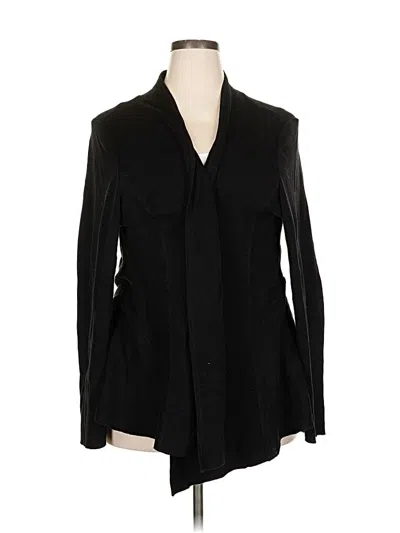 Pre-owned Chelsea & Theodore Cardigan Sweater In Black