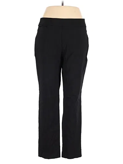 Pre-owned Jm Collection Active Pants In Black