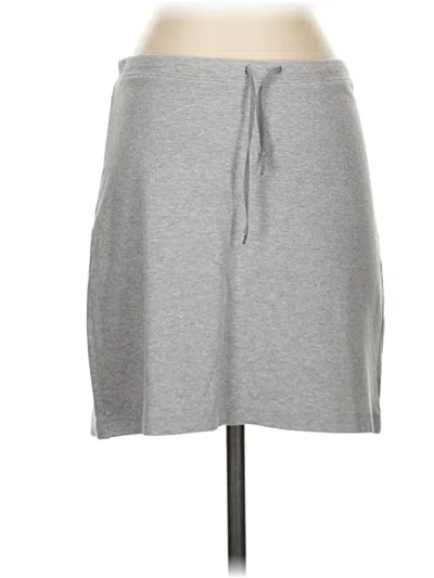 Pre-owned Express Casual Skirt In Gray
