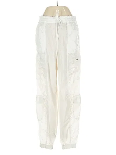 Pre-owned Athleta Cargo Pants In White