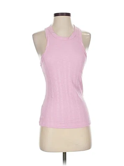 Pre-owned Pilcro Tank Top Pink Halter Neckline Tops