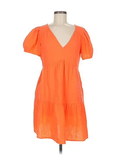 Pre-owned Gap Casual Dress In Orange