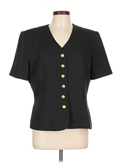 Pre-owned Kasper A.s.l. Blazer Jacket In Black