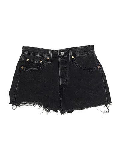Pre-owned Levi's Denim Shorts In Black