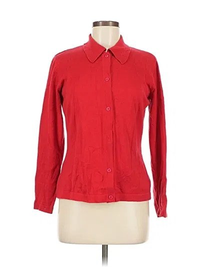 Pre-owned Outlander Cardigan Sweater In Red