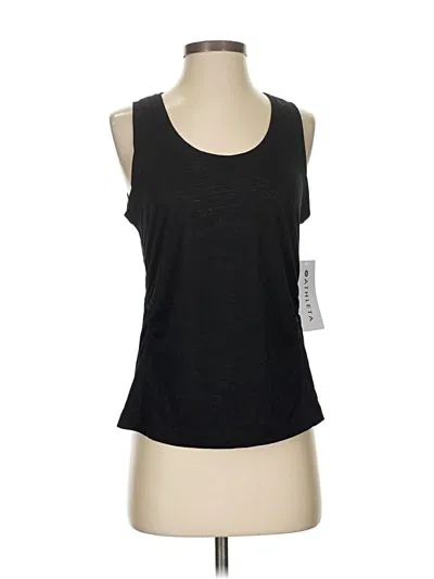 Pre-owned Athleta Sleeveless T-shirt In Black