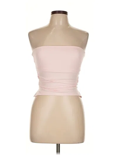 Pre-owned Pacsun Tube Top Pink Strapless Neckline Tops