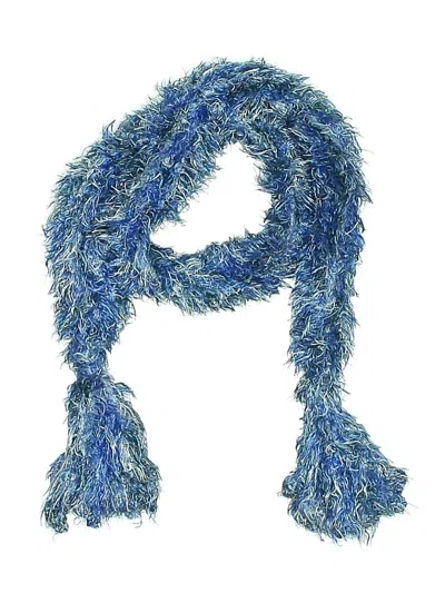 Pre-owned Unbranded Scarf In Blue
