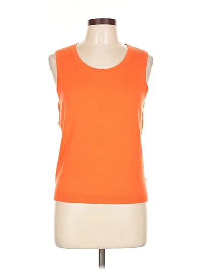 Pre-owned Talbots Sleeveless T-shirt In Orange