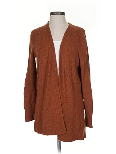 Pre-owned Madewell Cardigan Sweater In Brown