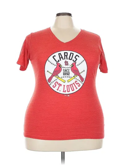 Pre-owned Fanatics Short Sleeve T-shirt In Red