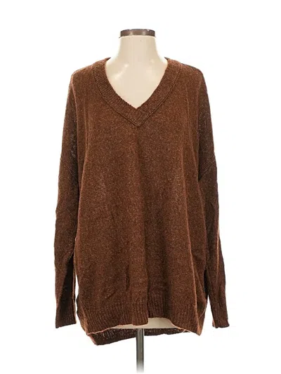 Pre-owned Show Me Your Mumu Pullover Sweater In Brown