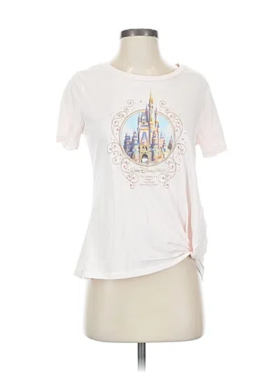 Pre-owned Disney Short Sleeve T-shirt In White