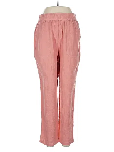 Pre-owned Marine Layer Casual Pants In Pink