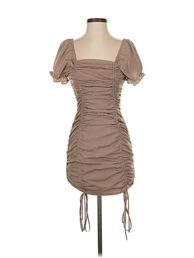 Pre-owned Love Tree Cocktail Dress In Brown