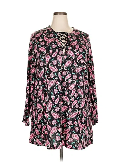 Pre-owned Lands' End Casual Dress In Pink