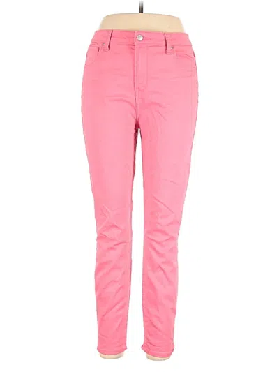 Pre-owned Zenana Casual Pants In Pink