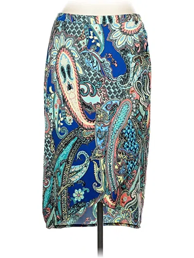 Pre-owned Sunny Leigh Casual Skirt In Blue