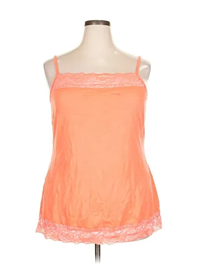 Pre-owned Maurices Tank Top Orange Strapless Neckline Tops