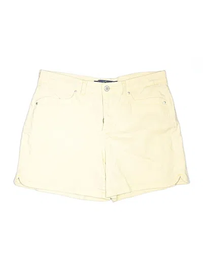 Pre-owned Gloria Vanderbilt Denim Shorts In Yellow