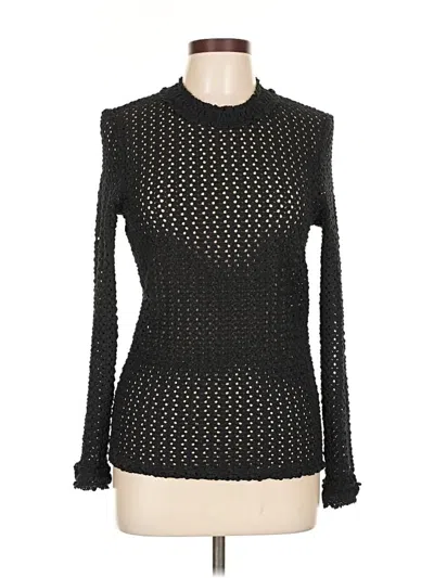 Pre-owned Maje Pullover Sweater In Black