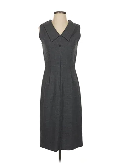 Pre-owned Donna Ricco Casual Dress In Gray