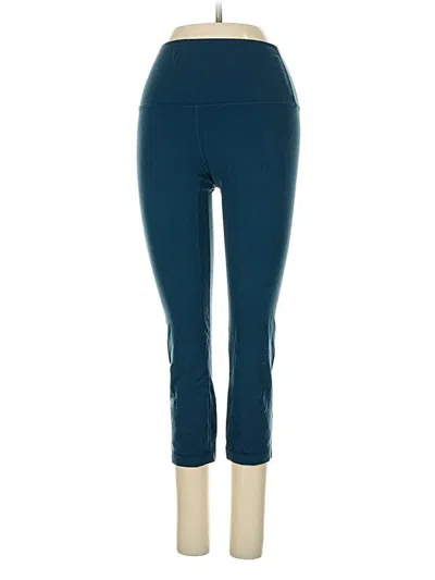 Pre-owned Lululemon Athletica Active Pants In Blue