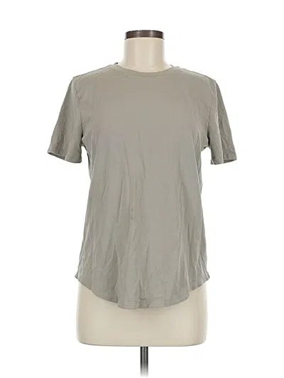 Pre-owned Lululemon Athletica Short Sleeve T-shirt In Gray