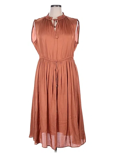 Pre-owned T Tahari Casual Dress In Brown