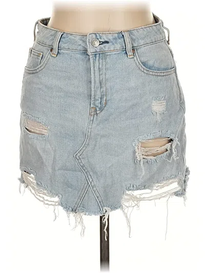 Pre-owned Pacsun Denim Skirt In Blue