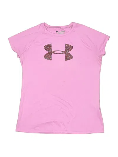 Pre-owned Under Armour Kids' Active T-shirt In Pink