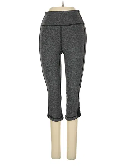 Pre-owned Lululemon Athletica Active Pants In Gray