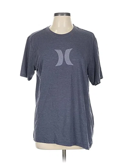 Pre-owned Hurley Active T-shirt In Gray