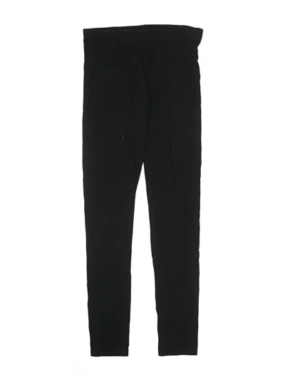 Pre-owned Justice Kids' Active Pants In Black