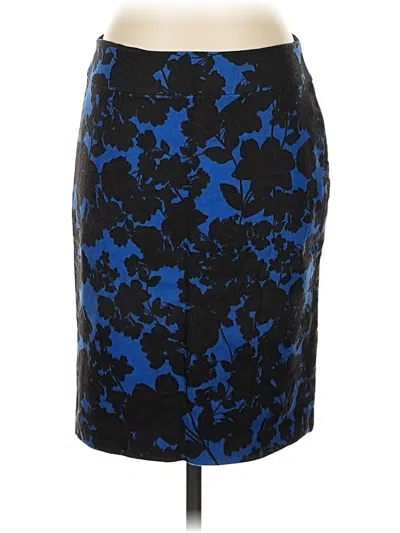 Pre-owned Talbots Wool Skirt In Blue