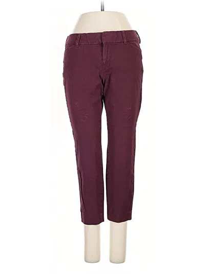Pre-owned Old Navy Jeggings In Burgundy